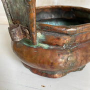 Antique aquamanile church wash basin hammered copper wash basin 18th century-Sweet Antik