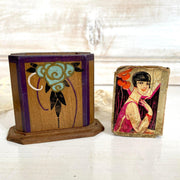 Art Deco wooden matchbox holder French antiques 1920s-original-vintage-Sweet Antik