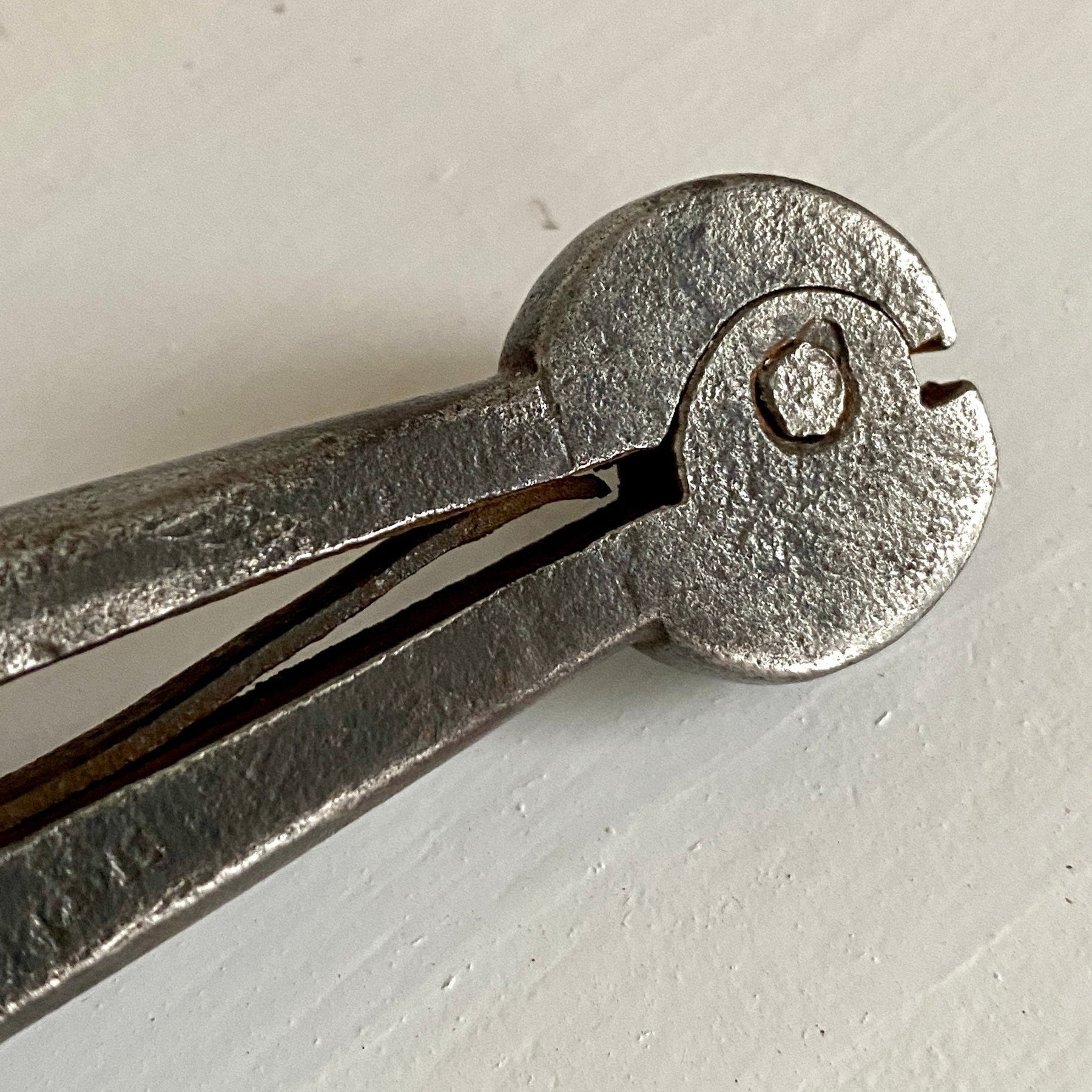 Antique hand vise, forged screw clamp tool, 1900s-vintage tools-SweetAntik