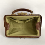 Antique Gladstone bag crocodile leather 1890s-vintage-Handbag-SweetAntik