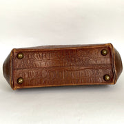 Antique Gladstone bag crocodile leather 1890s-vintage-Handbag-SweetAntik