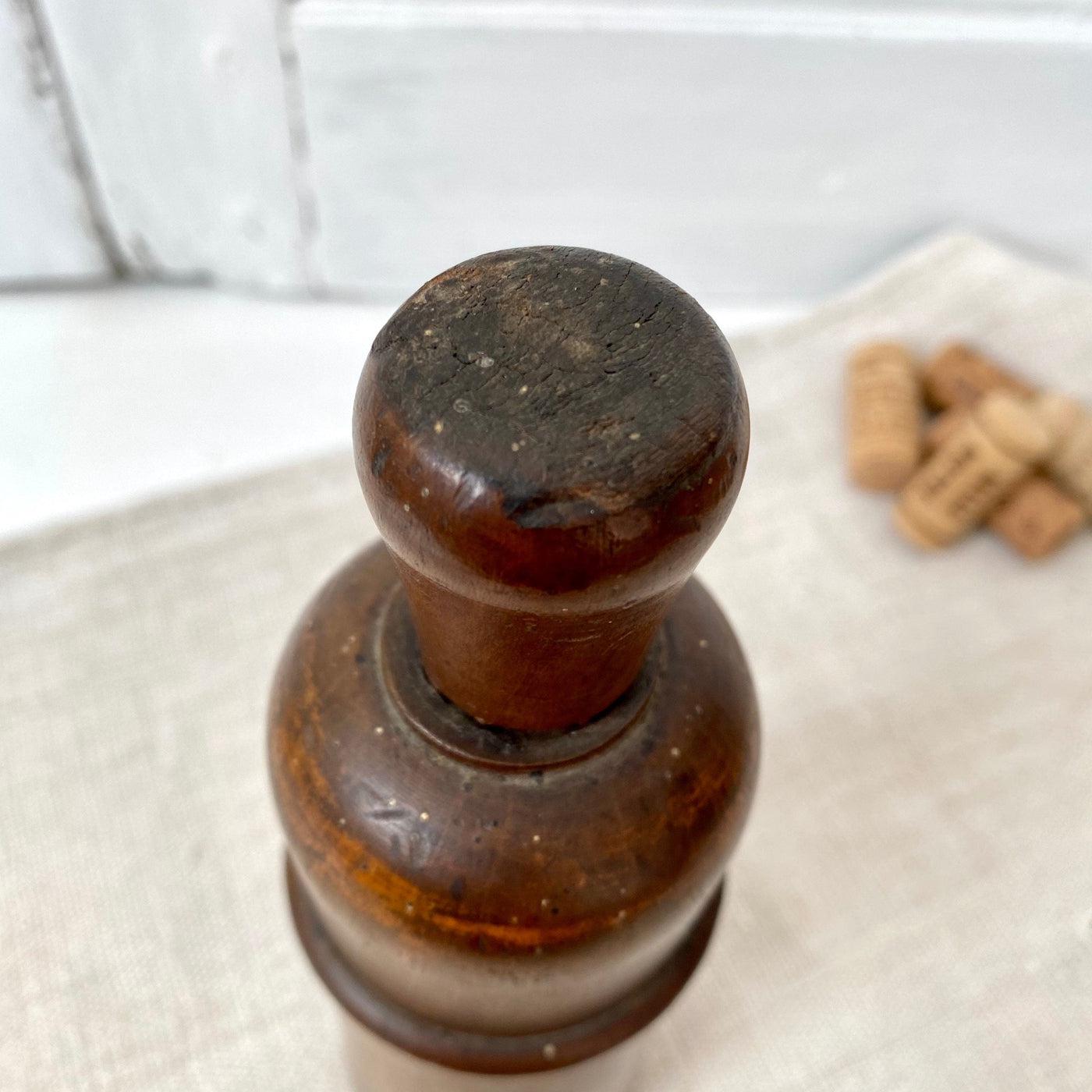 vintage Antique wine bottle corker farmhouse tool 1800s - Sweet Antik