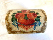 vintage Bavarian jewelry box hand painted wood vintage, 50s - Sweet Antik