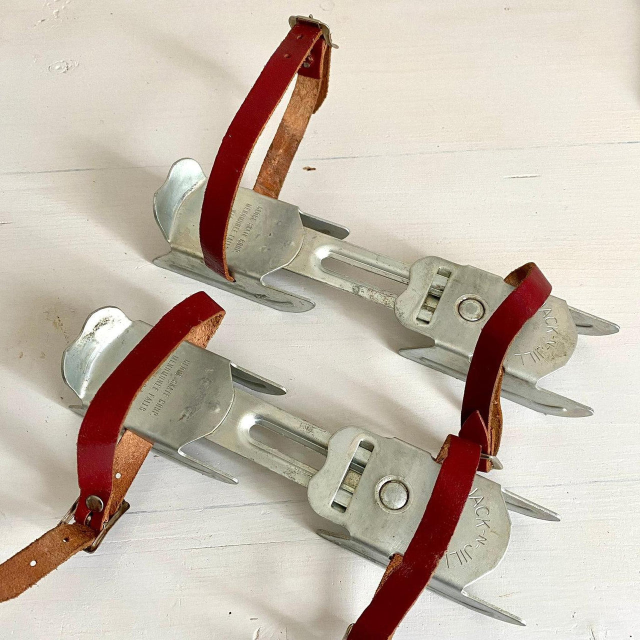 50er Schlittschuhe Kinder Vintage JACK N JILL Globe Skate USA