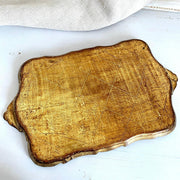 60s vintage Florentine floral serving tray hand painted-Sweet Antik