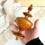 Antique turned wood finial 19th century-Sweet Antik