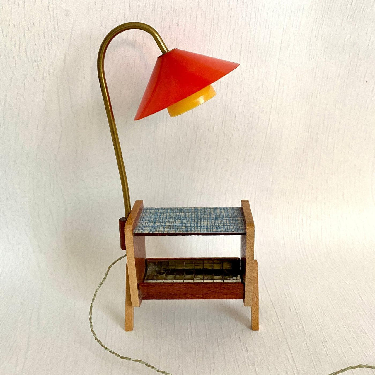 BODO HENNIG mid-century dollhouse lamp, 60s-Sweet Antik