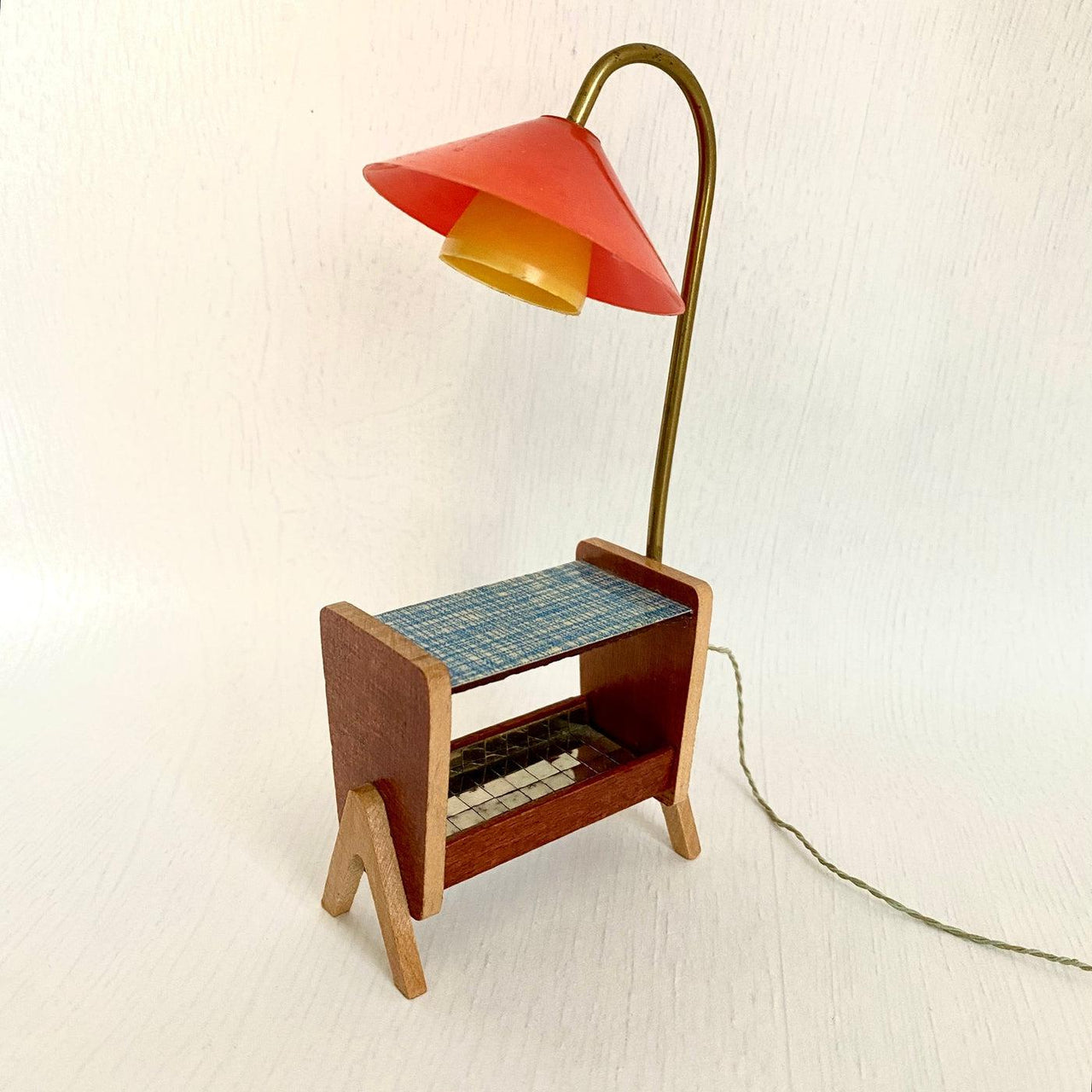 BODO HENNIG mid-century dollhouse lamp, 60s-Sweet Antik