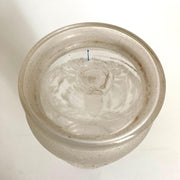 Dekanter Antik 19. Jh. Glas mundgeblasen Glasflasche Hirsch Jagd Motiv