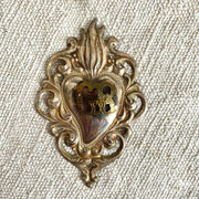 Ex-Voto Antik Versilbert Votivgabe Herz| Inv. 0889