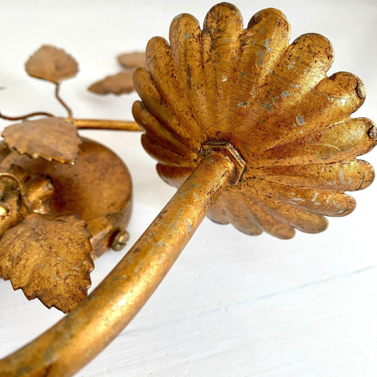Florentiner Wandlampe Hans Kögl Stil 1970er