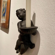 Kerzenständer Wormser Terra Sigillata Engel Wandfigur zum Aufhängen, 60er