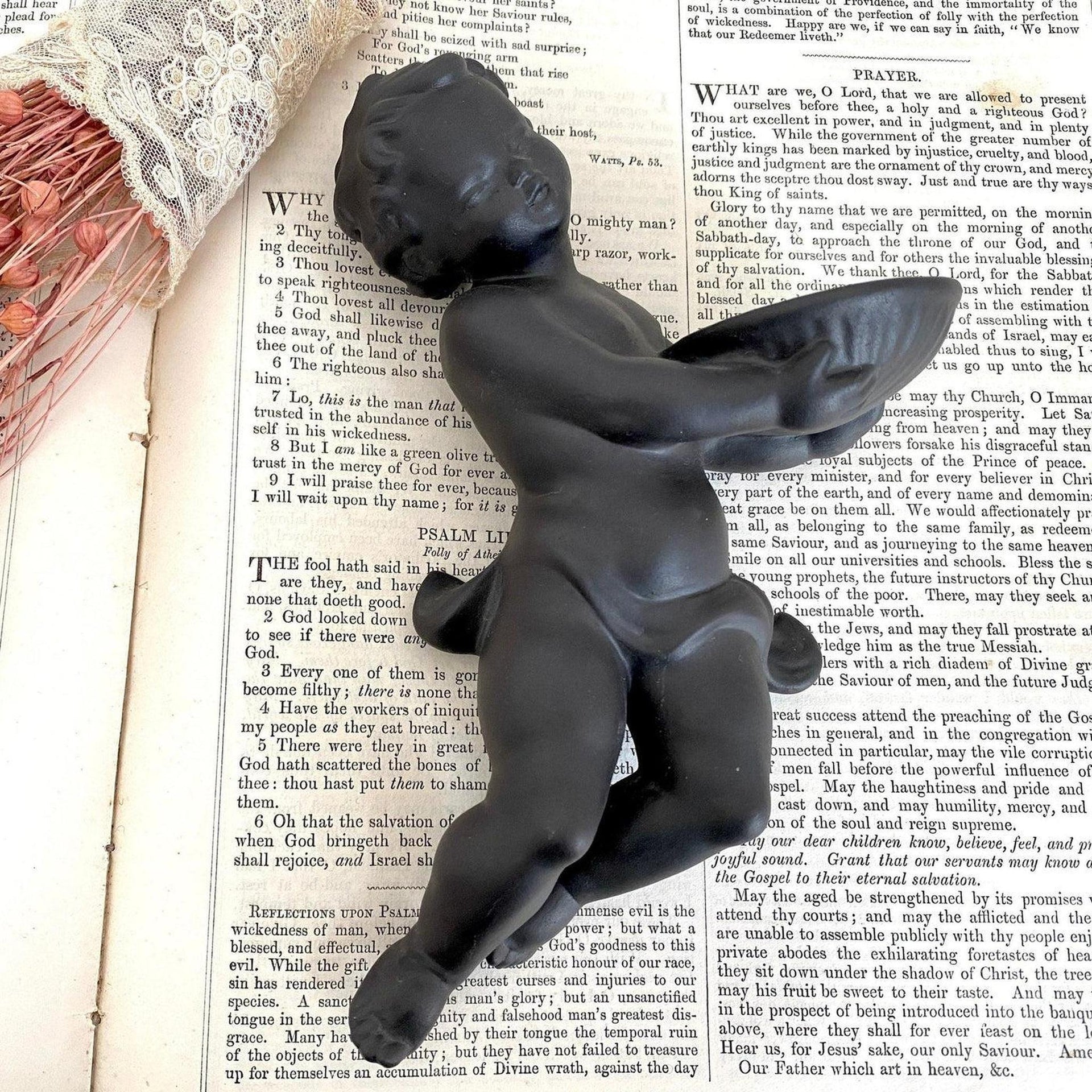 Kerzenständer Wormser Terra Sigillata Engel Wandfigur zum Aufhängen, 60er