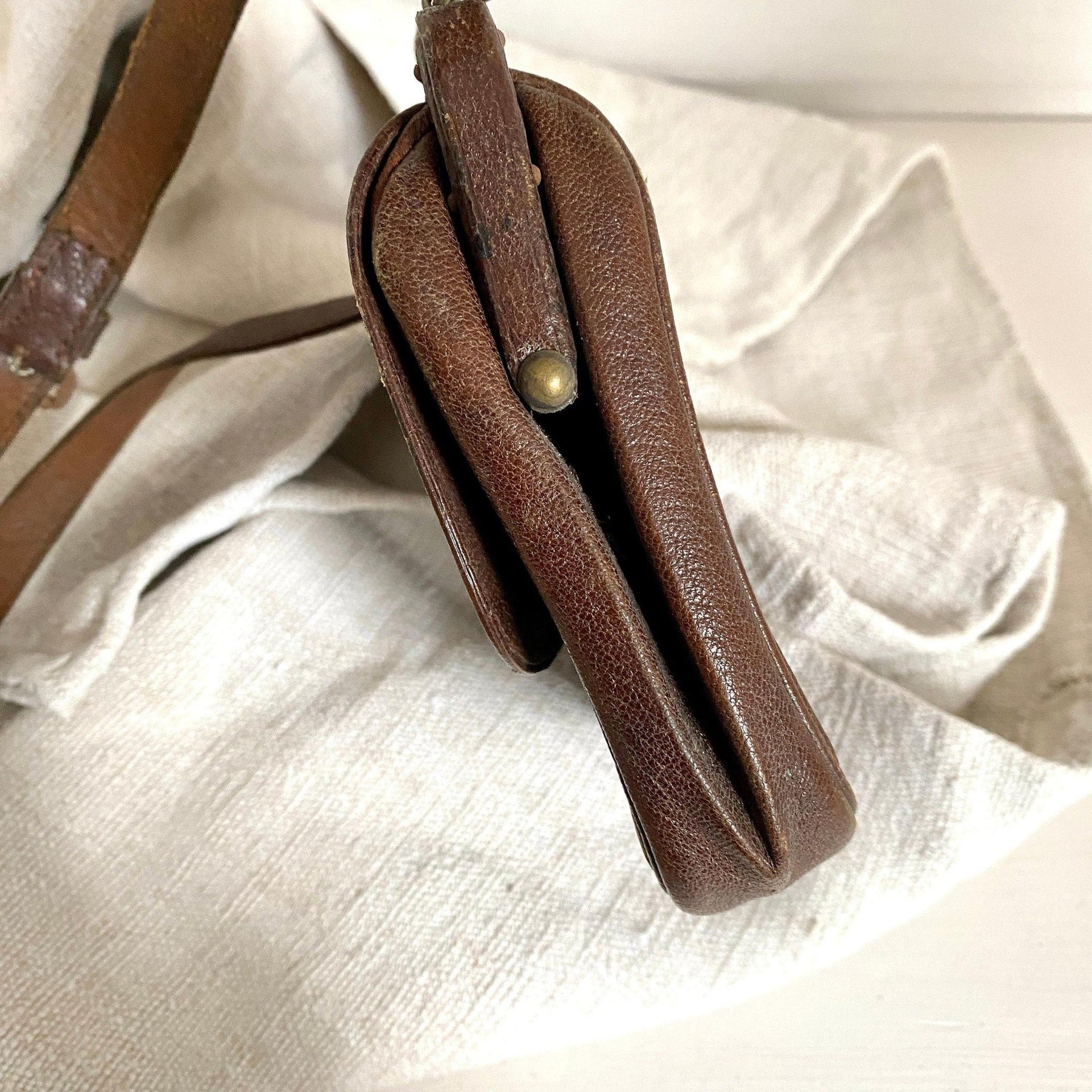 Kleine Ledertasche Antik 19. Jh.