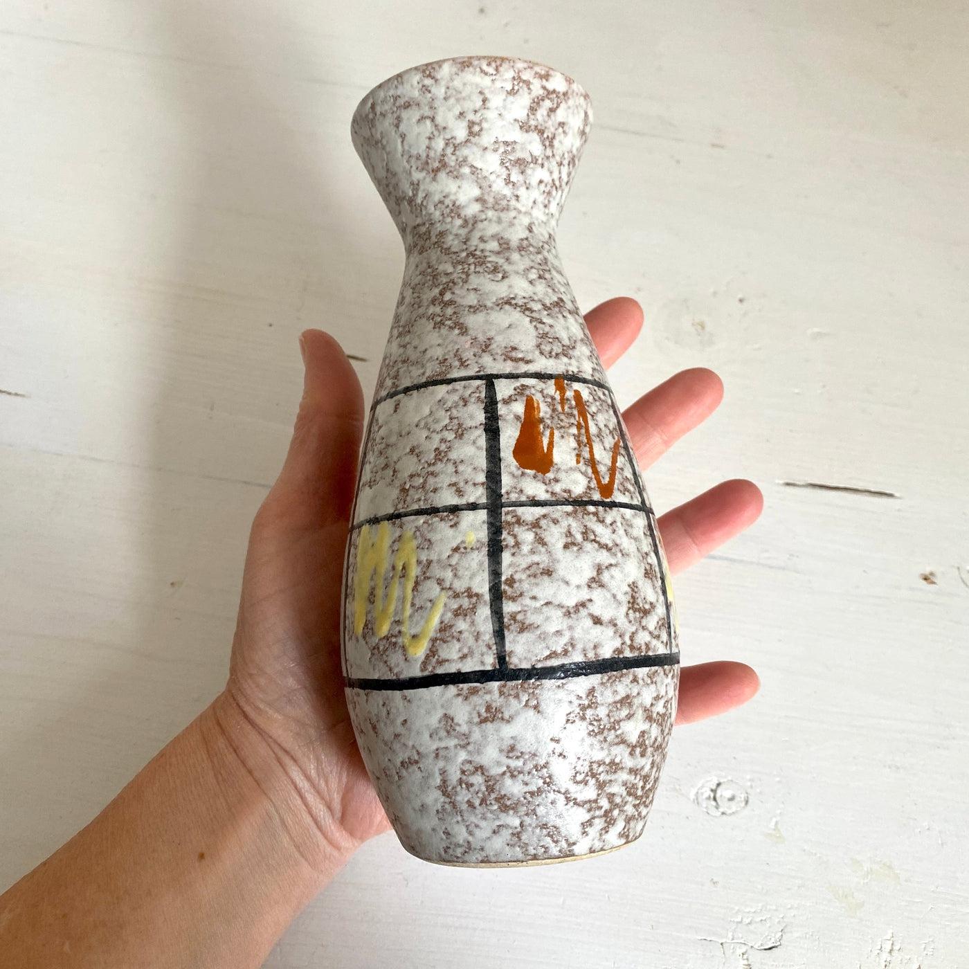 West German pottery vase 1960s Scheurich 522 | SweetAntik