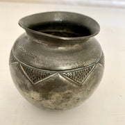 RENÉ DELAVAN Art Deco pewter vase, 1930s-Sweet Antik