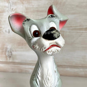 Vintage 50s Walt Disney TRAMP dog squeak rubber toy from Lady and the Tramp-Sweet Antik