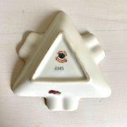 Vintage freemason ashtray hand painted Lefton porcelain 60s-Sweet Antik