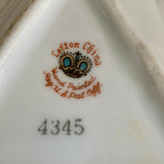 Vintage freemason ashtray hand painted Lefton porcelain 60s-Sweet Antik