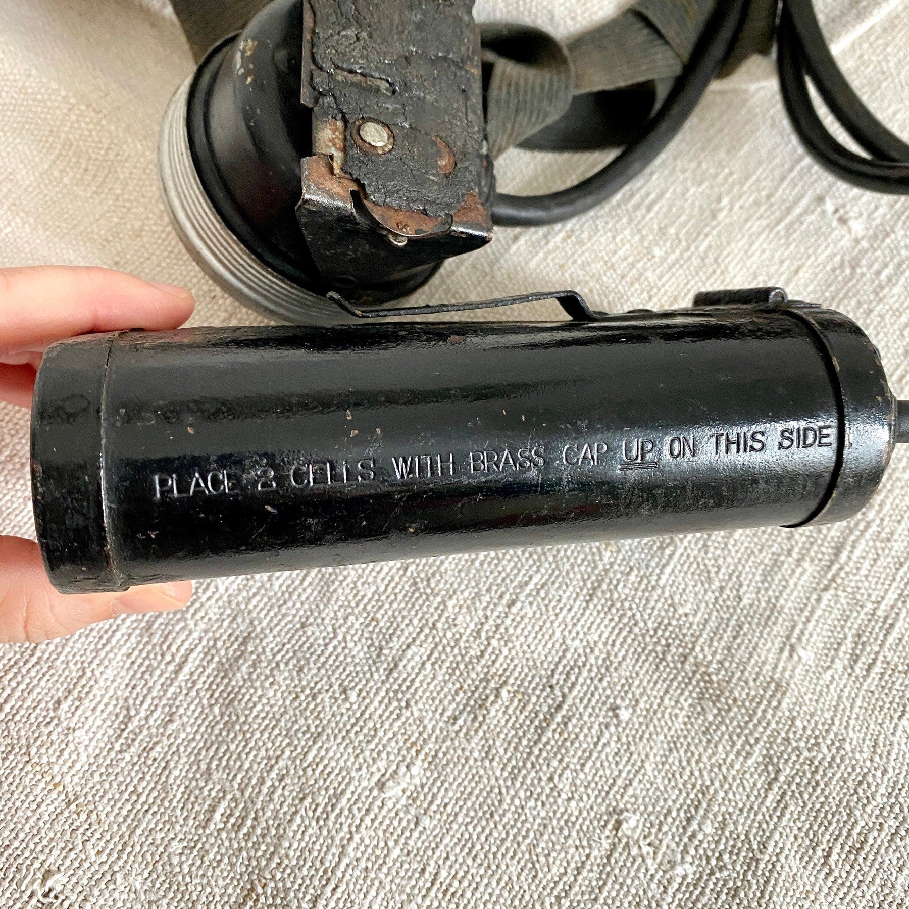 WWII US Navy headlamp Empire No. 802-N USN | SweetAntik