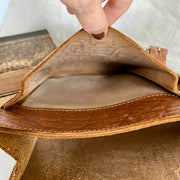 Alte Leder Schultasche um 1930 Schulranzen Aktentasche-SweetAntik