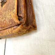Alte Leder Schultasche um 1930 Schulranzen Aktentasche-SweetAntik