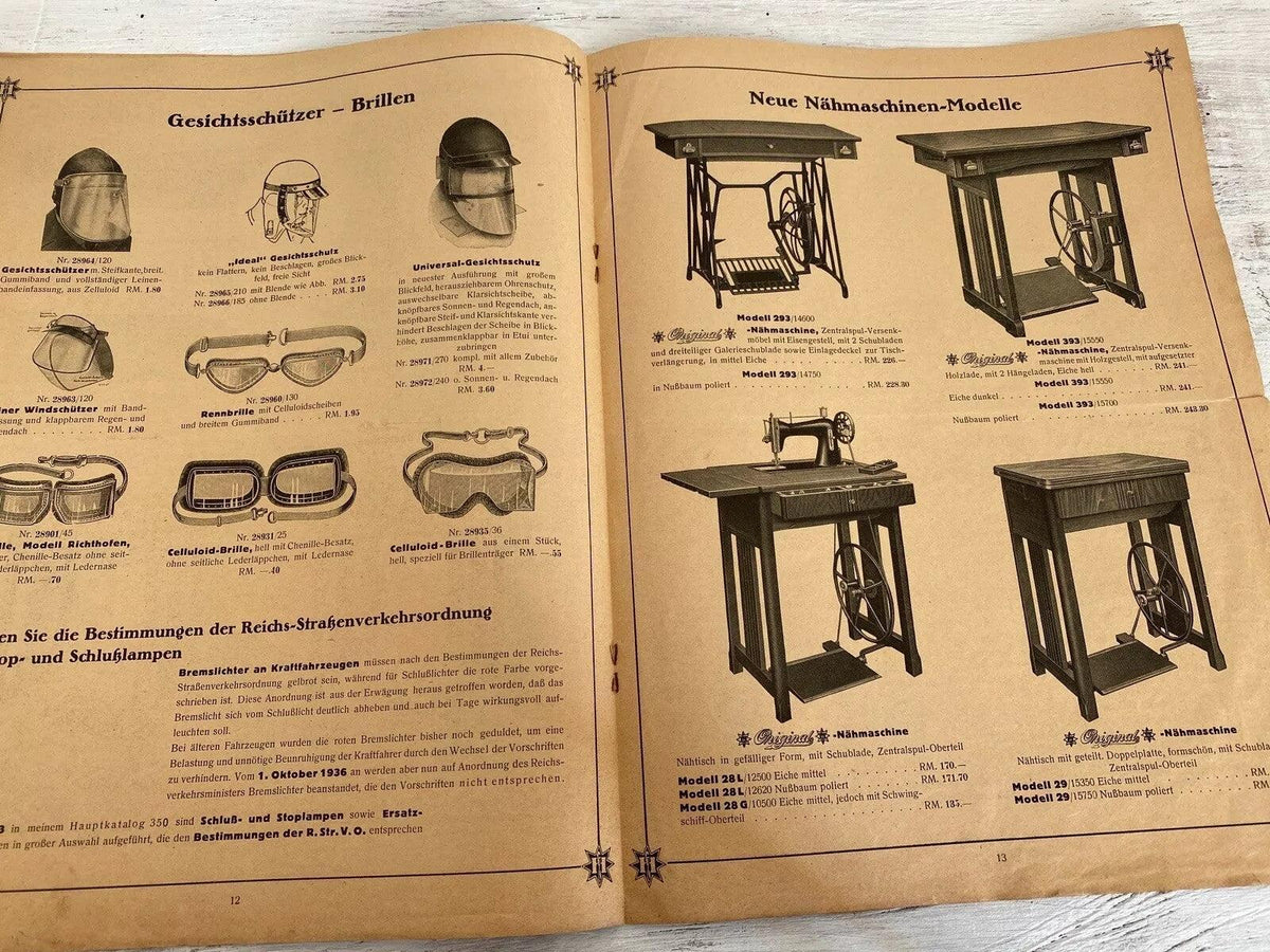 Alter Katalog Autozubehör Oldtimer Fahrräder HAUSMANN MÜNCHEN 1936 n. 352-SweetAntik