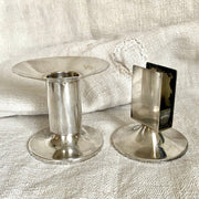 Art Deco WMF IKORA silverplate candleholder and matchbox holder-Sweet Antik