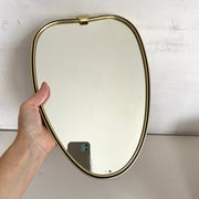 Mid-century kidney shaped wall mirror, 1960s-original-vintage-Sweet Antik