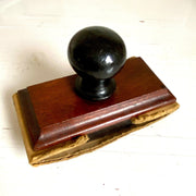 vintage-Antique rocking ink blotter mahagony wood 1930s-Sweet Antik