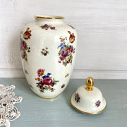 vintage-German porcelain lidded vase Hertel Jacob 1950s-Sweet Antik