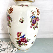 vintage-German porcelain lidded vase Hertel Jacob 1950s-Sweet Antik
