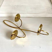 sweetantik-Mid-century brass wall candle holder 70s-Sweet Antik