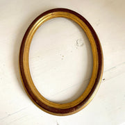 sweetantik-Vintage gilt wood oval frame-Sweet Antik