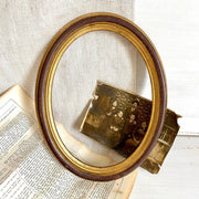 sweetantik-Vintage gilt wood oval frame-Sweet Antik