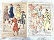50er Damenmode Schnittmuster Kleidung und Dessous