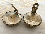 50er Ohrclips Filigran Vintage Trachten Schmuck