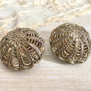 50er Ohrclips Filigran Vintage Trachten Schmuck
