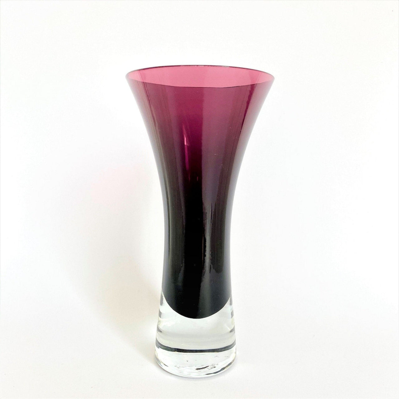 60er Glas Vase GRAL Glashütte