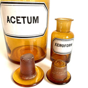 Alte Apothekerflaschen Glasflaschen Braun Glas Set