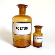 Alte Apothekerflaschen Glasflaschen Braun Glas Set