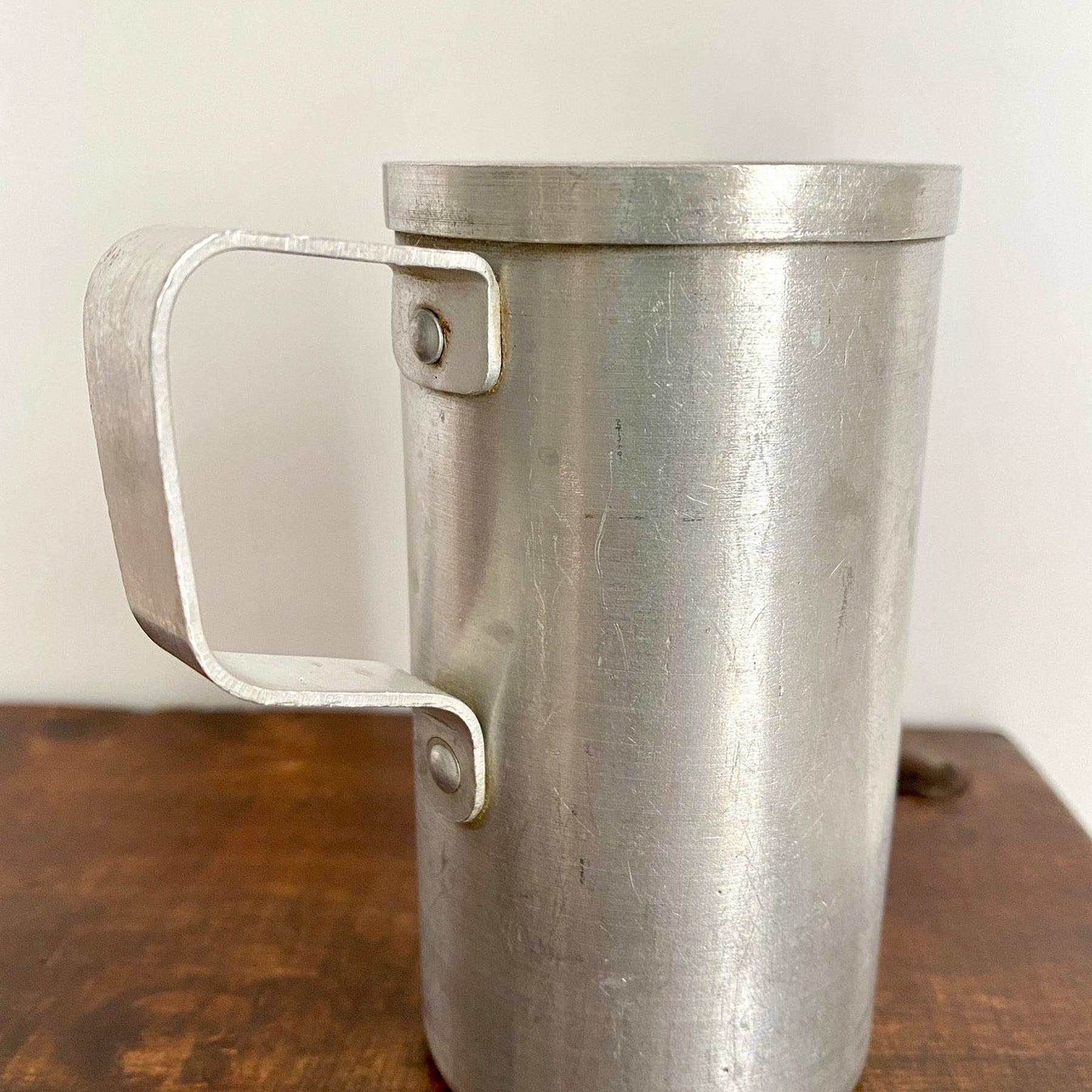Vintage Aluminum Measuring Cup Spoons 5 Piece Farmhouse 