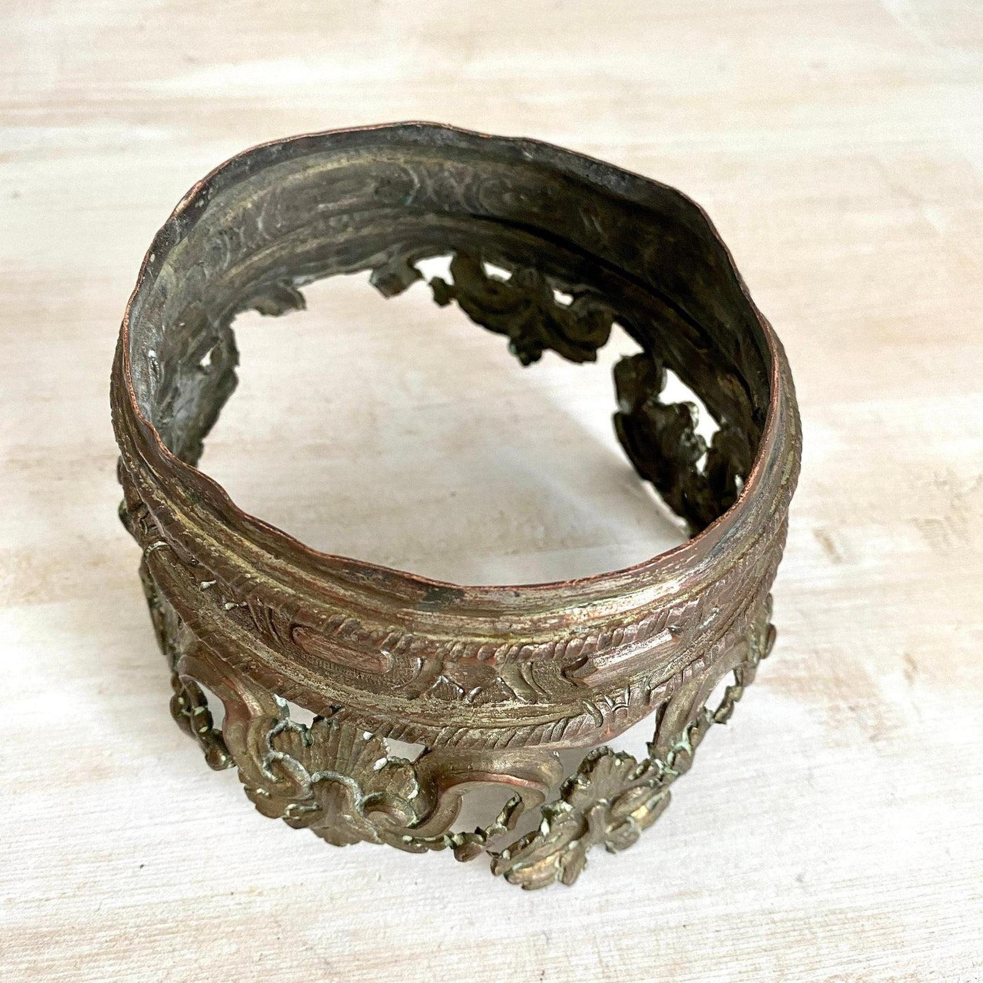 Antike Krone für Heiligenfigur Barock 18. Jh.