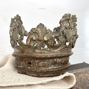 Antike Krone für Heiligenfigur Barock 18. Jh.