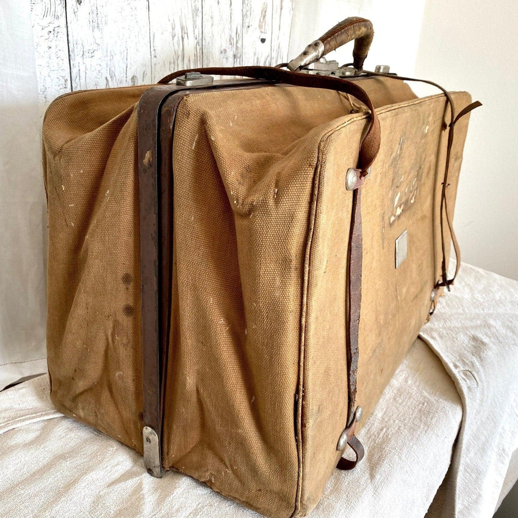 Small Gladstone Bag, Brown, Leather Holdalls