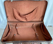 Antique leather suitcase, 1940s-vintage-luggage-SweetAntik