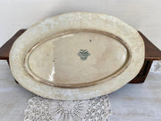 Antique oval serving platter Villeroy & Boch Mettlach Valeria decor, 1894-vintage-transferware-SweetAntik