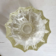 Aschenbecher Glas Vintage Pressglas, um 1960