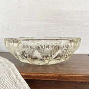 Aschenbecher Glas Vintage Pressglas, um 1960