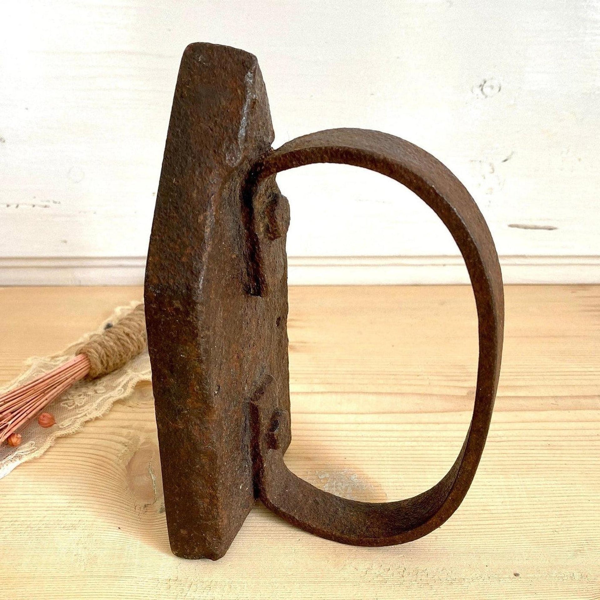 Bügeleisen Gusseisen Antik 19. Jh.